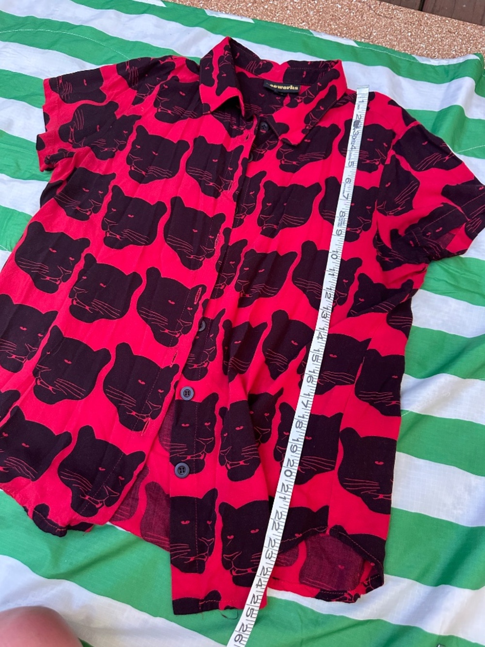 NOOWORKS Joyce rayon button up - Picture 5 of 5